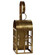 Adams Two Light Wall Mount in Antique Brass (196|6131-AB-LT2-CLR)