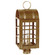 Adams Three Light Post Mount in Antique Brass (196|6153-AB-LT3-SMG)