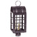Adams Three Light Post Mount in Dark Brass (196|6153-DB-LT3-CSG)