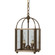 Foyer Two Light Hanging Lantern in Dark Antique Brass (196|6812-DAB-LT2-CLR)