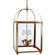 Foyer Four Light Hanging Lantern in Antique Brass (196|6832-AB-LT4-CLR)