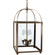 Foyer Four Light Hanging Lantern in Dark Antique Brass (196|6832-DAB-LT4-CSG)
