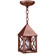 York One Light Hanging Lantern in Antique Copper (196|7012-AC-MED-SMG)