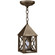 York One Light Hanging Lantern in Dark Antique Brass (196|7012-DAB-MED-SMG)