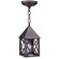 York One Light Hanging Lantern in Dark Brass (196|7012-DB-MED-CSG)