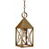 York One Light Hanging Lantern in Antique Brass (196|7042-AB-MED-SMG)