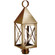 York One Light Post Mount in Antique Brass (196|7053-AB-CIM-CSG)