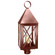York Three Light Post Mount in Antique Copper (196|7053-AC-LT3-CLR)