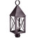 York One Light Post Mount in Dark Brass (196|7053-DB-CIM-CSG)
