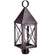 York One Light Post Mount in Dark Brass (196|7053-DB-CIM-SMG)