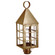 York One Light Post Mount in Antique Brass (196|7153-AB-CIM-SMG)