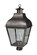 Stanfield One Light Post Mount in Dark Antique Brass (196|7643-DAB-CIM-CLR)