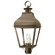 Stanfield Three Light Post Mount in Dark Antique Brass (196|7643-DAB-LT3-CLR)