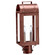 Livery Two Light Post Mount in Antique Copper (196|8033-AC-LT2-SMG)