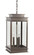 Empire Three Light Hanging Lantern in Dark Antique Brass (196|8932-DAB-LT3-CLR)