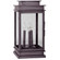 Empire Three Light Pier Mount in Dark Brass (196|8933P-DB-LT3-SMG)
