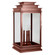 Empire Three Light Pier Mount in Antique Copper (196|8953P-AC-LT3-CLR)