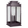 Empire Three Light Pier Mount in Dark Brass (196|8953P-DB-LT3-CLR)
