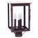Ashford Three Light Post Mount in Dark Brass (196|8983-DB-LT3-SMG)
