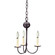 Chandelier Three Light Hanging Lantern in Dark Brass (196|903-DB-LT3)