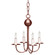 Chandelier Four Light Hanging Lantern in Antique Copper (196|904-AC-LT4)