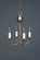 Chandelier Four Light Hanging Lantern in Dark Antique Brass (196|904-DAB-LT4)