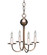 Chandelier Four Light Hanging Lantern in Dark Antique Brass (196|904-DAB-LT4)