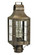 Livery One Light Post Mount in Dark Antique Brass (196|9233-DAB-CIM-CLR)