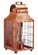 Livery One Light Wall Mount in Antique Copper (196|9251-AC-CIM-CLR)