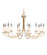 Chandelier 12 Light Hanging Lantern in Antique Brass (196|952-AB-LT12)