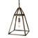 Foyer One Light Hanging Lantern in Dark Antique Brass (196|9722-DAB-MED-CLR)