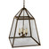 Foyer Four Light Hanging Lantern in Dark Antique Brass (196|9732-DAB-LT4-CLR)