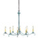 Chandelier Eight Light Hanging Lantern in Verdi Gris (196|983V-VG-LT8)