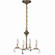 Chandelier Four Light Hanging Lantern in Dark Antique Brass (196|984-DAB-LT4)