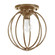 Orb One Light Flush Mount in Antique Brass (196|CH901-AB-MED)