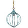 Orb One Light Hanging Lantern in Verdi Gris (196|CH902-VG-MED)