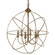 Orb Six Light Hanging Lantern in Antique Brass (196|CH908-AB-LT6)