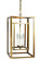 Foyer Two Light Hanging Lantern in Antique Brass (196|SS1220-AB-LT3-CLR)