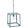 Foyer One Light Hanging Lantern in Verdi Gris (196|ST1213-VG-MED-NG)