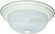 Two Light Flush Mount in Textured White (72|60-222)