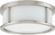 Odeon Two Light Flush Mount in Brushed Nickel (72|60-2859)