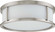 Odeon Three Light Flush Mount in Brushed Nickel (72|60-2862)