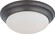 Close to Ceiling Mahogany Bronze Two Light Flush Mount in Mahogany Bronze (72|60-3176)