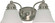 Empire Two Light Vanity in Brushed Nickel (72|60-341)