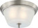 Surrey Three Light Flush Mount in Brushed Nickel (72|60-4153)