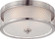 Fusion Three Light Flush Mount in Brushed Nickel (72|60-4691)