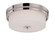 Parallel Three Light Flush Mount in Polished Nickel (72|60-5207)