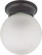 One Light Flush Mount in Mahogany Bronze (72|60-6012)