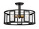 Payne Four Light Semi-Flush Mount in Midnight Bronze (72|60-6413)