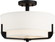 Frankie Three Light Semi Flush Mount in Aged Bronze (72|60-6545)